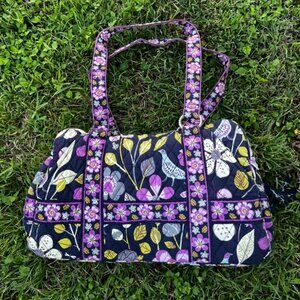 Vera Bradley Squared Away Tote in Floral Nightingale *RETIRED print
